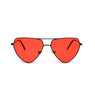 Women UV Protection Cat Eye Red Shades Eyewear Sunglasses