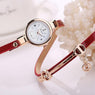 New Fashion Women Gold Quartz Watch And Bracelet Set Leather Wristwatch Best Gifts For Women