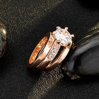 rose gold plated rings