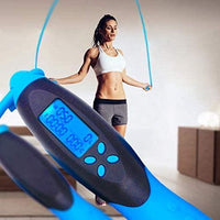 Digital Counting Speed Jumping Rope Counter for Indoor and Outdoor Fitness Boxing Training Adjustable Cordless Digital LCD Screen Clock - sparklingselections