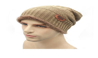 fashion Knit Beanie warmer Knitted Winter Hats For Men - sparklingselections