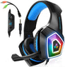 Pro Gaming Headphones with LED Light Headset Over-Ear Headphone with Mic For Computer PC, Mac Game