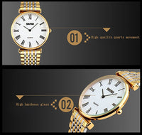 Gold Waterproof Quartz Wrist watches For Men - sparklingselections