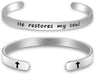 He Restores My Soul Psalm 23:3 Scripture Bracelet