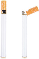 Mini Cigarette Torch Lighter Portable Jet Cigar Lighter Gasoline Refillable Butane Gas Flame Lighter Fire Men's Gadgets - sparklingselections
