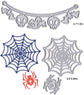 Halloween Spider Web Die Cutting For Scrapbooking And Card Making (Spider Cobweb+ Bat)