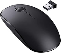 Universal Gaming Mouse Ultra Slim U-Shaped Wireless Mouse USB 2.4G 10M Wireless Optical Mouse For Laptop PC Computer - sparklingselections