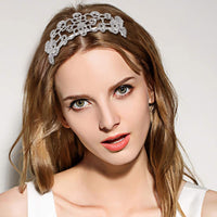 Women's Skull Bone Skeleton Hairband Head Tiara Crown - sparklingselections