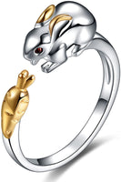 Silver Cute Rabbit Ring for Women - sparklingselections