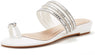 New Fashion Summer White Color Faux Leather Flip-Flop Sandal For Women Size 7,8,9