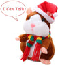 Mimicry Pet Plush Funny Toy Mouse Interactive Repeats What You Say Talking Hamster Kids, Boys, Girls Learning Mouse Pet Plush Toy
