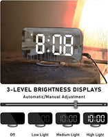 Multi-functional LED Mirror Digital Alarm Clock