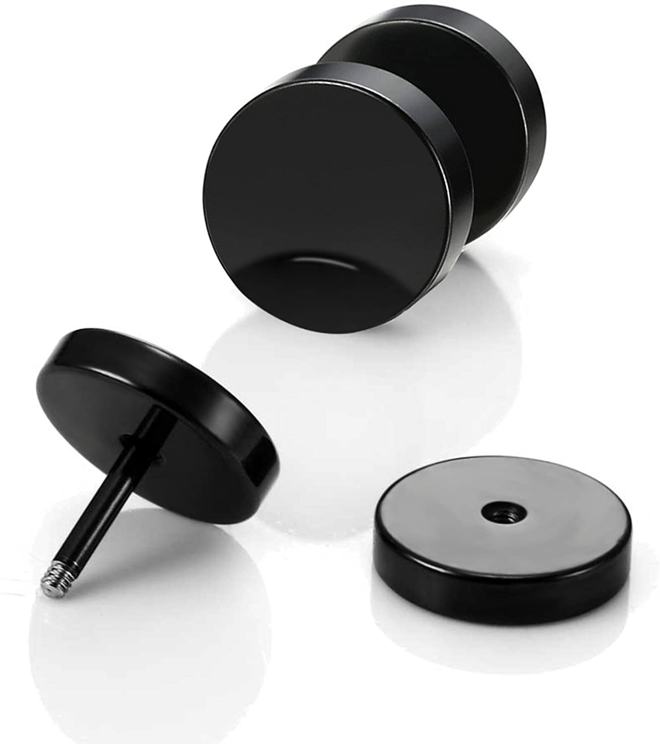 Ruifan 18G Stainless Steel Mens Womens Faux Gauges Ear Plugs Tunnel Earrings Stud 3-8mm 6Pairs - Silver price in UAE | Amazon UAE Ruifan 18G Stainless Steel Mens Womens Faux Gauges Ear Plugs Tunnel Earrings Stud 3-8mm 6Pairs - Silver price in UAE | Amazon UAE