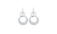 Round Within Ring Style Dangle Long Earrings For Women - sparklingselections