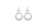Round Within Ring Style Dangle Long Earrings For Women