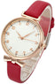 New Fashion Flamingo Printed Leather Strap Quartz Wrist Watch
