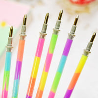 24pcs Fluorescent Gel Paintings Drawing Pen Refills Office School Home Birthday Party Decorations Beautiful Decor Best Gifts For Kids - sparklingselections