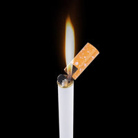 Mini Cigarette Torch Lighter Portable Jet Cigar Lighter Gasoline Refillable Butane Gas Flame Lighter Fire Men's Gadgets - sparklingselections