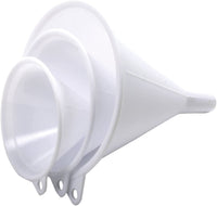Plastic Filling Funnel Spout Pour Oil Tool Home and Kitchen Utility, Set OF 3