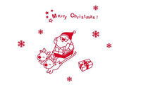 Merry Christmas Wall Sticker Home Shop Windows Decals - sparklingselections