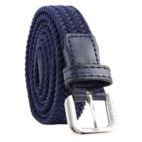 Stylish Unisex Casual Double Rings Buckle Belt Waistband - sparklingselections