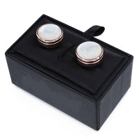 Men Clothing Rose Gold Color Button Cover Pearl Cover Accessories Gift - sparklingselections