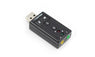 3.5mm Jack 7.1 Channel External USB Sound Card 