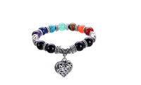 Wrist Mala Beads stone Chakra Bracelet - sparklingselections