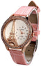 Luxury Dial Crystal Eiffel Tower Rhinestone Back to School Quartz Watch