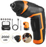 6V Battery Operated Cordless Screwdriver Mini Rotary Wireless Electric Screw Driver