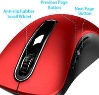 New Ergonomic Design 2.4GHz Wireless Vertical Optical Mouse - sparklingselections