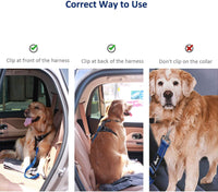 Adjustable Pet Cat Dog Seat Belts High Quality Safety Vehicle Car Seat Belt Harness Lead Clip 2Packs - sparklingselections