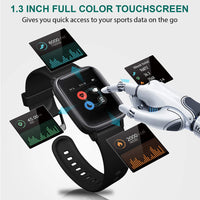 New Stylish Altimeter Barometer Clock Wrist Watches Fitness Tracker with Heart Rate Monitor, Activity Tracker Passometer Touch Screen Answer and Dial the Phone Smartwatch - sparklingselections