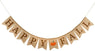 New Happy Fall Pumpkin Burlap Banner for thanksgiving Party Accessory