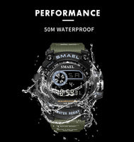 Military Electronic LED Digital Wrist Watch For Men LED Backlight Digital Watch Hot Sale - sparklingselections
