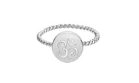 Om Sign Symbol Open Unique Encircle Ring(7) - sparklingselections