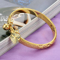 Gold Color Charm Bracelet Women - sparklingselections