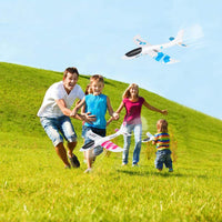Throwing Glider Aircraft Inertial Foam Airplane Toy New Kids Educational Plane Accessory - sparklingselections