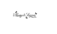 Always & Forever Quotes wall stickers - sparklingselections
