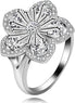 Flower Party AAA Cubic Zircon Ring for Women