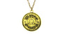 New Stylish Double Side Coin Pendant Necklace Hot Sale Geometric Fashion Women's Necklace Jewelry Gifts