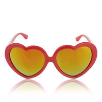 Sunglasses For Women Heart Shaped Retro Glasses For Teen Girls 100% UV Protection - sparklingselections