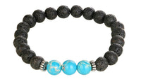 Black Natural Stone Bracelet For Women - sparklingselections