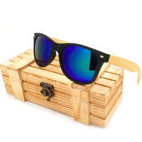 Women Bamboo Legs Polarized Sunglasses With Wood Box - sparklingselections