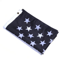 Thin Blue Line American Flag With Grommets - sparklingselections