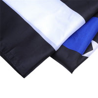 Thin Blue Line American Flag With Grommets - sparklingselections