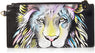 New Lion Printed Long Design Leather Wallet For Women Card Holder Polyester Zipper High Quality Wallets