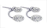 Ball Pattern Crystal Stud Earrings for Women