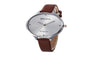 Casual Checkers Faux Leather Quartz Analog Wrist Watch