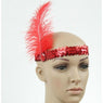 New Feather Sequin Headpiece Costume Feather Headband Party Favor